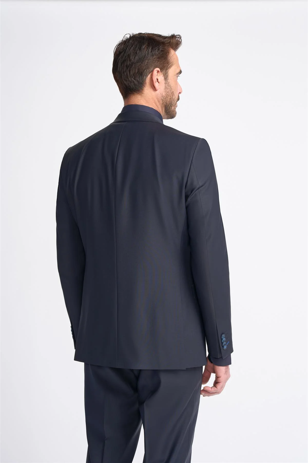 Bond Wool Rich Midnight Navy Blazer - Image 3