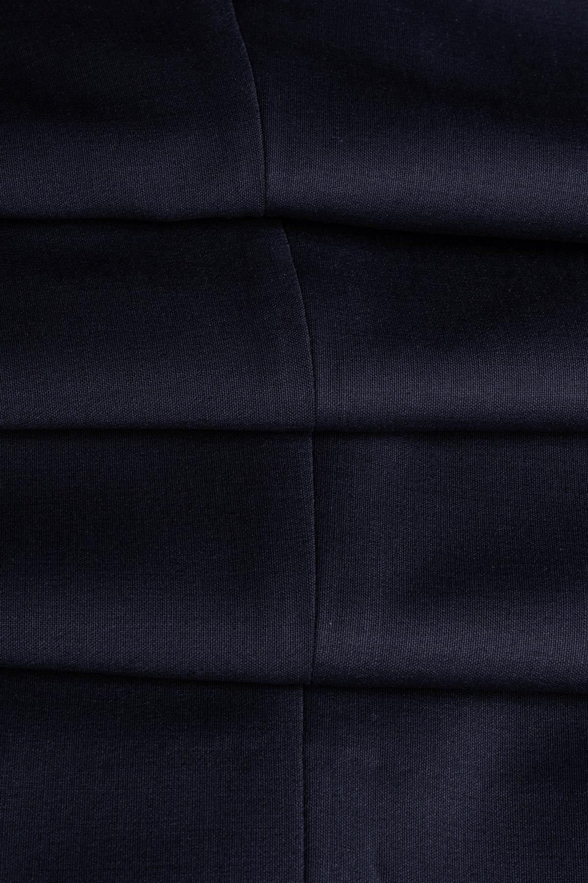 Bond Wool Rich Midnight Navy Waistcoat - Image 6