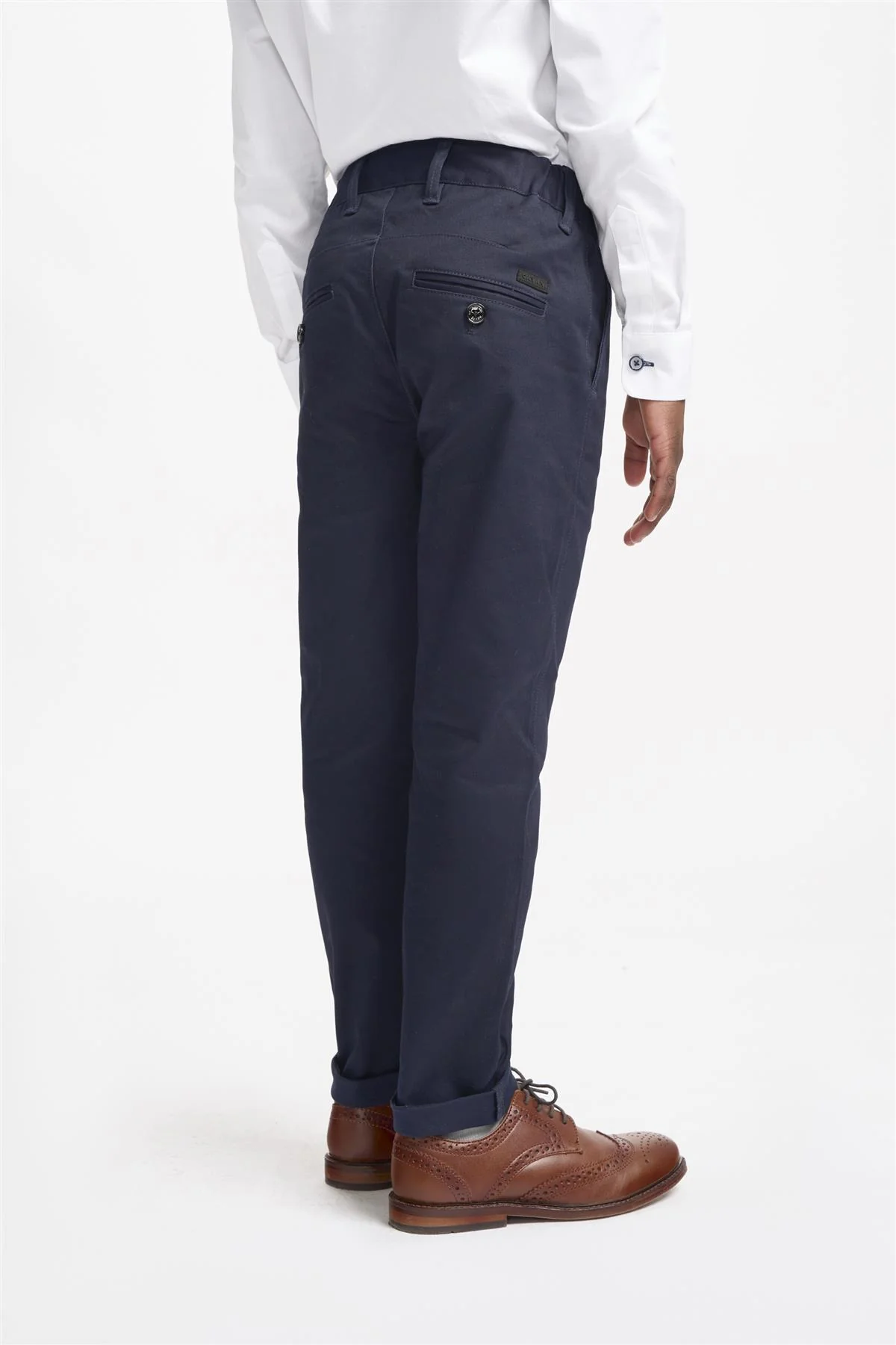 Boys Dakota Chinos Navy - Image 3