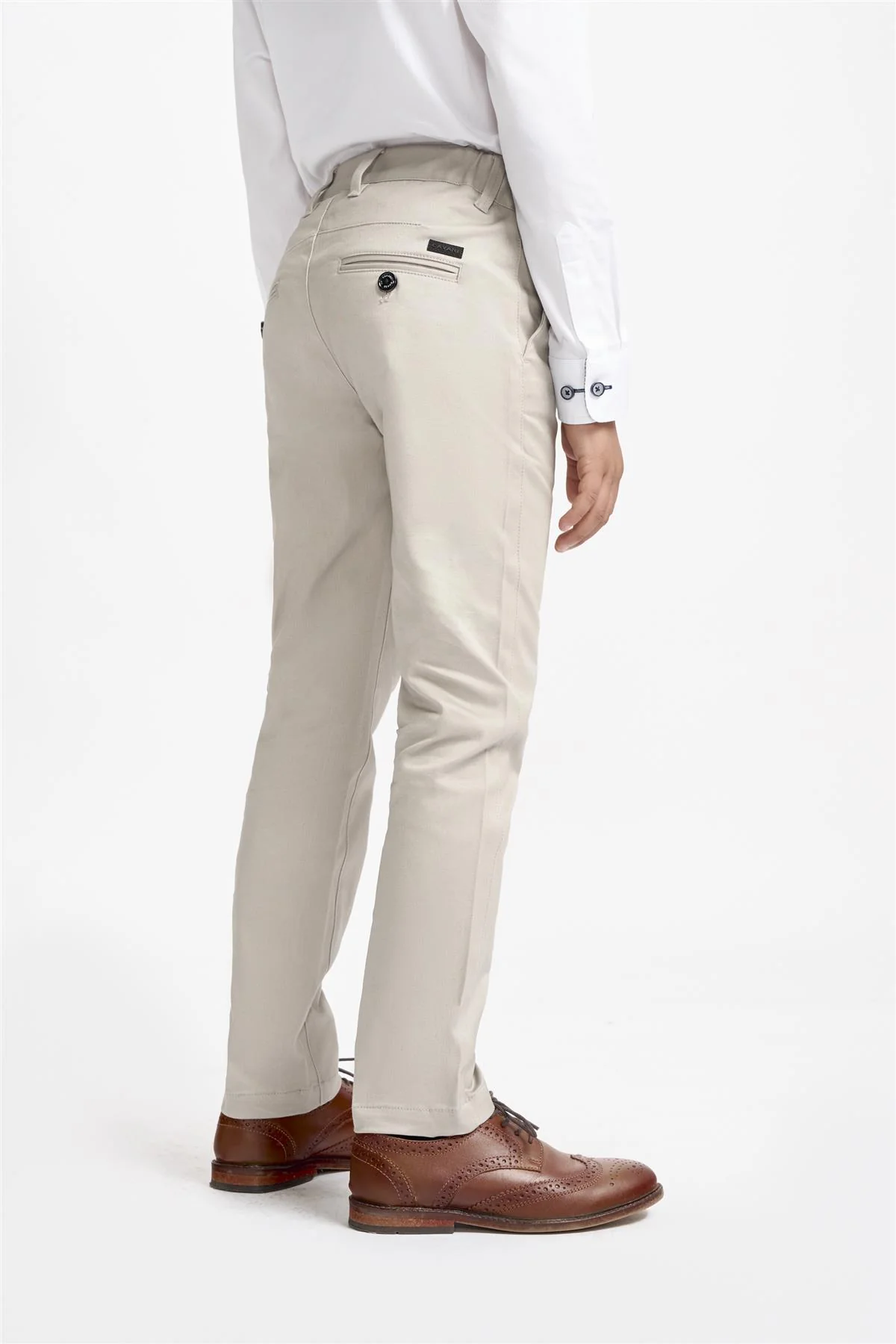 Boys Dakota Chinos Slate - Image 3
