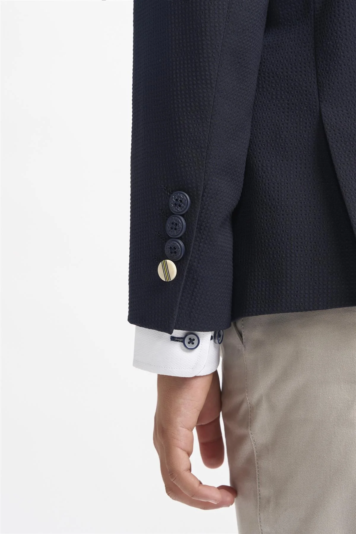Boys Siren Navy Blazer - Image 5