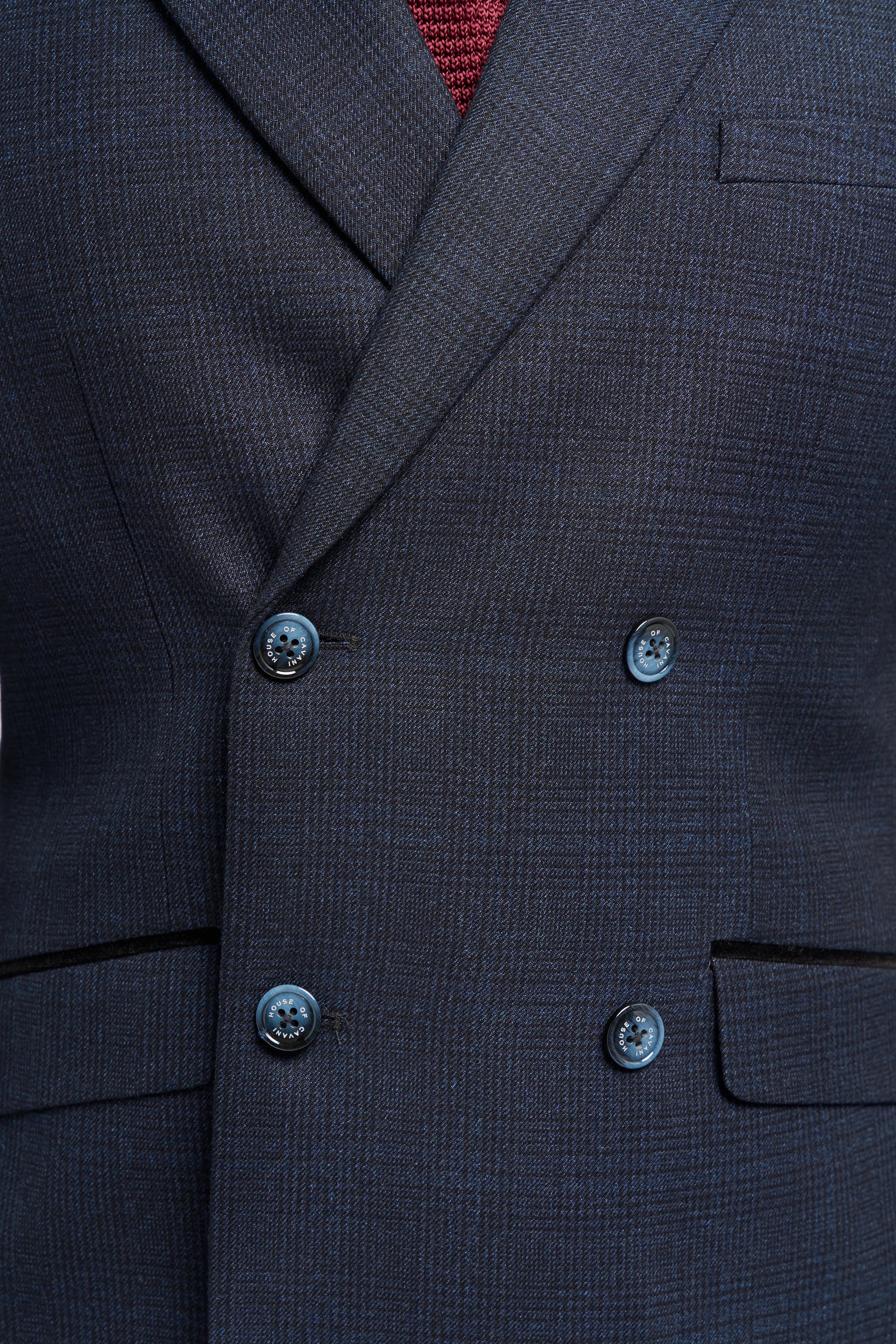 Caridi Navy Double Breasted Blazer - Image 6