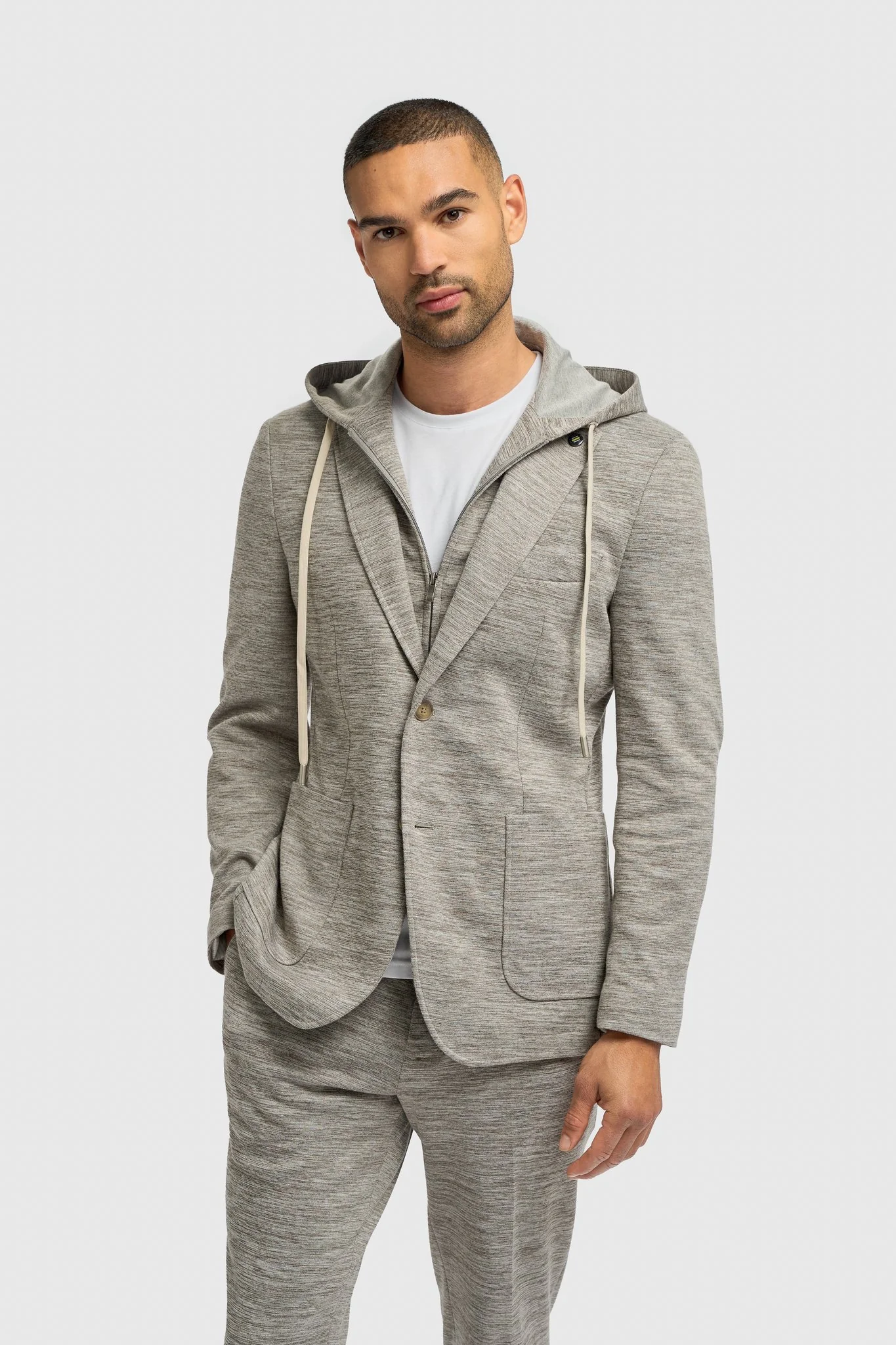 Columbus Taupe Two Piece Suit - Image 3