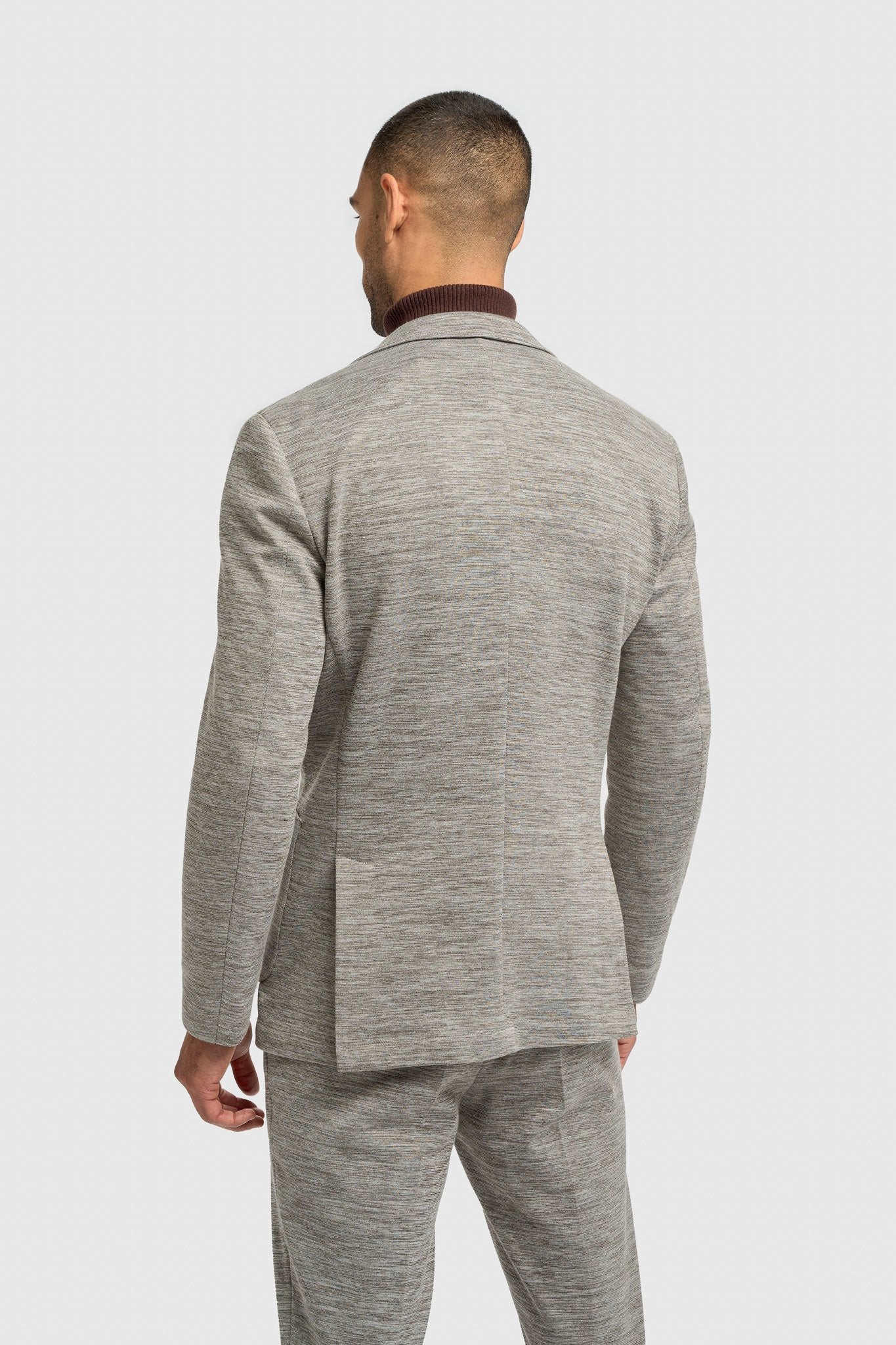 Columbus Taupe Two Piece Suit - Image 6