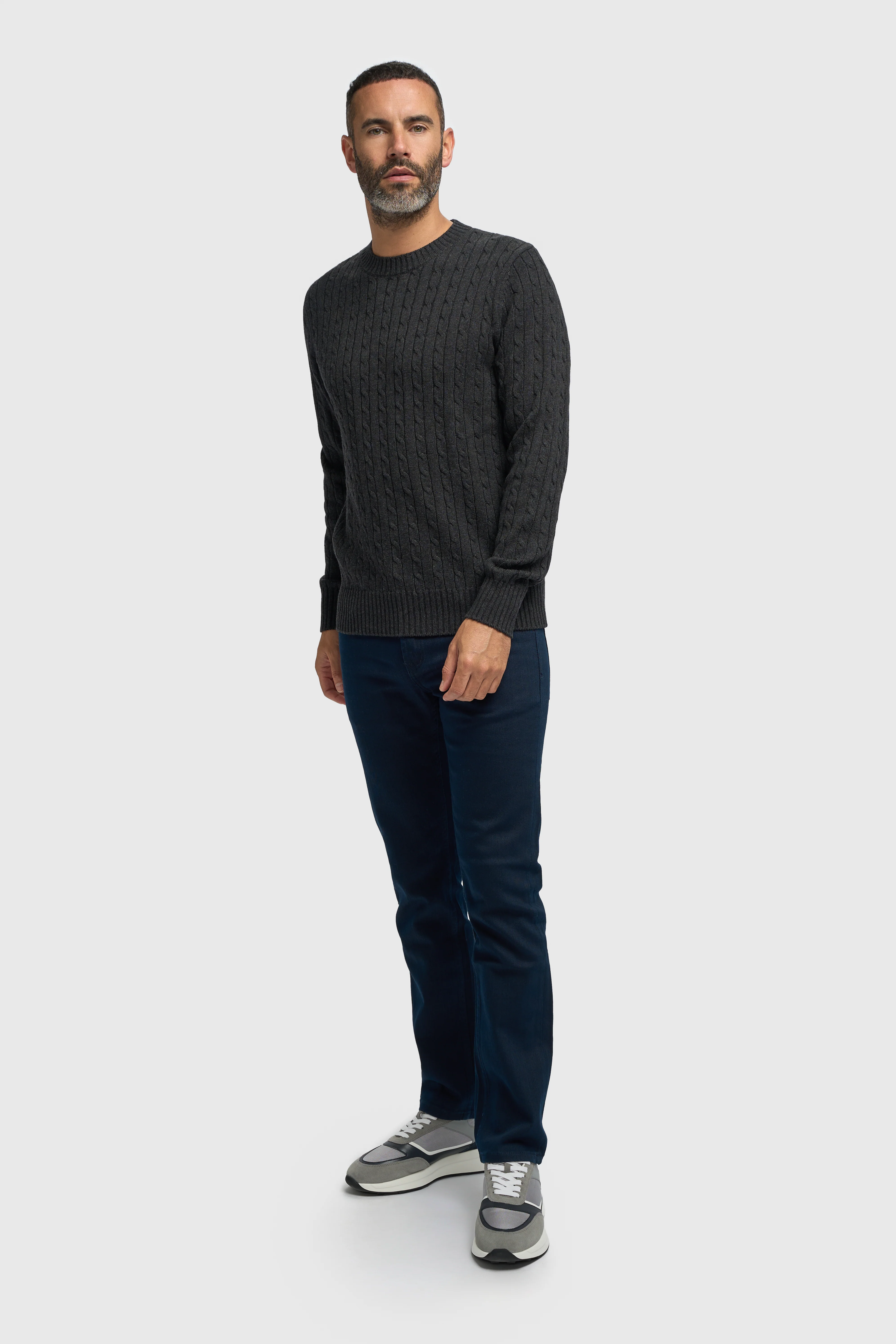 Foston Charcoal Jumper - Image 3