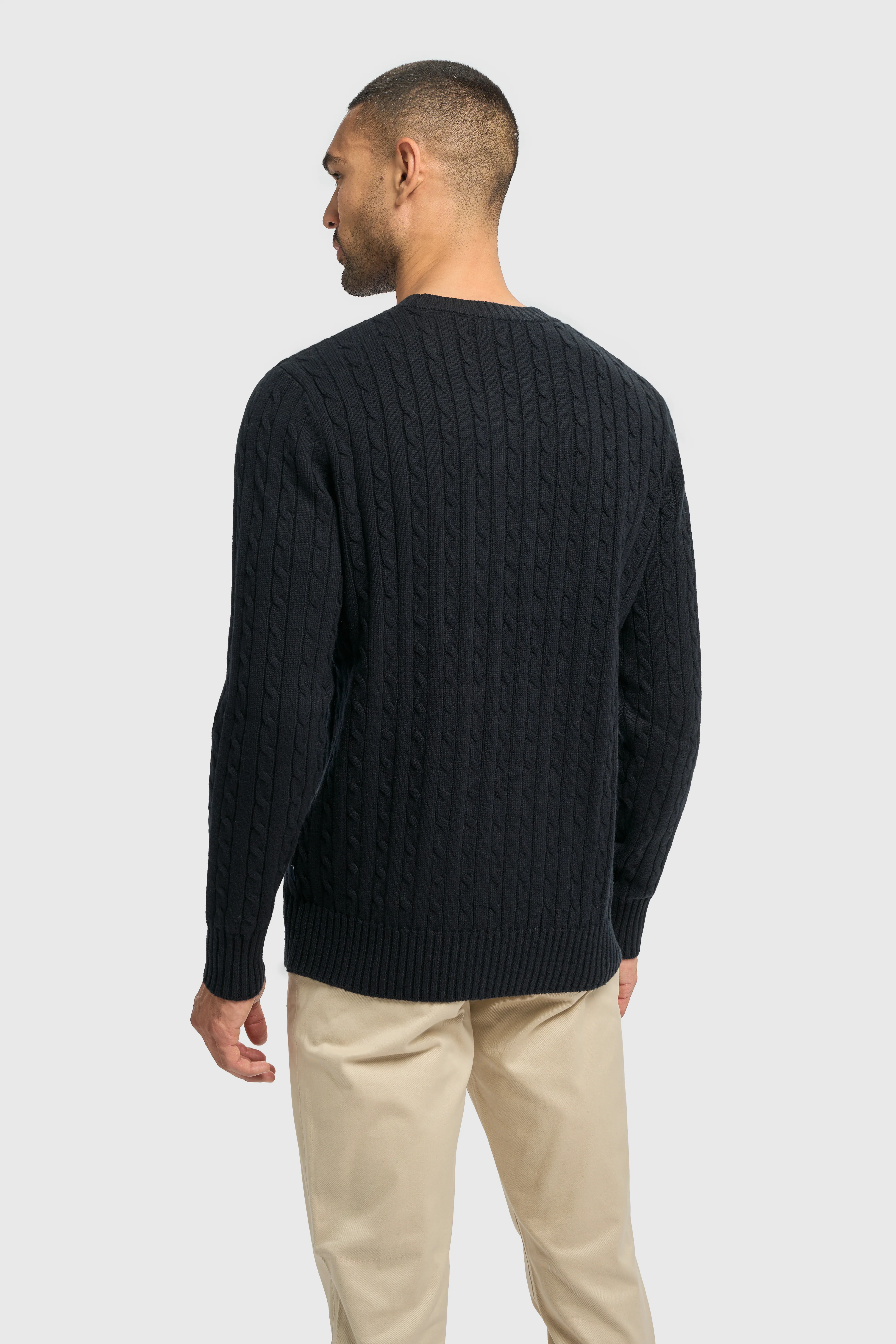 Foston Navy Jumper - Image 3