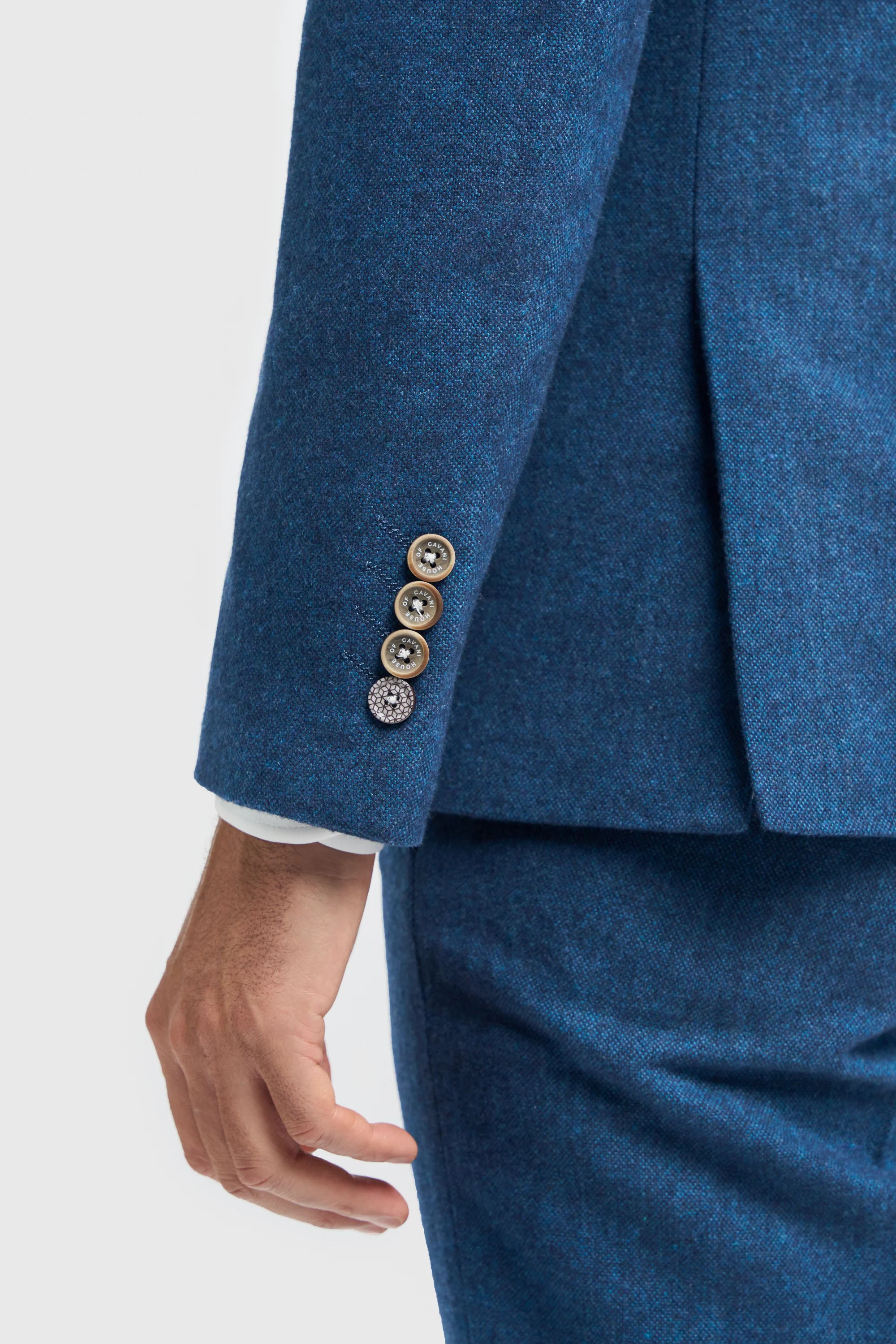 Blue Tweed Blazer - Image 4