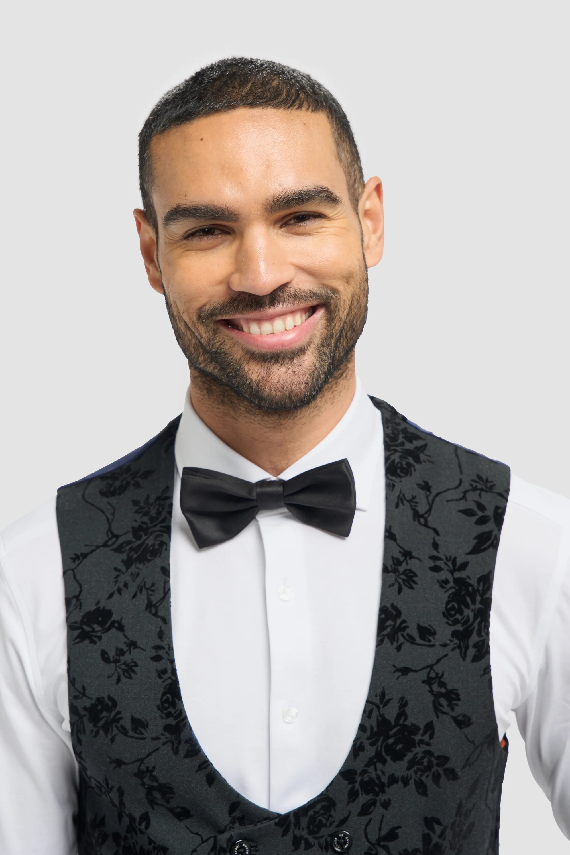 Georgi Floral Double Breasted Waistcoat - Image 3