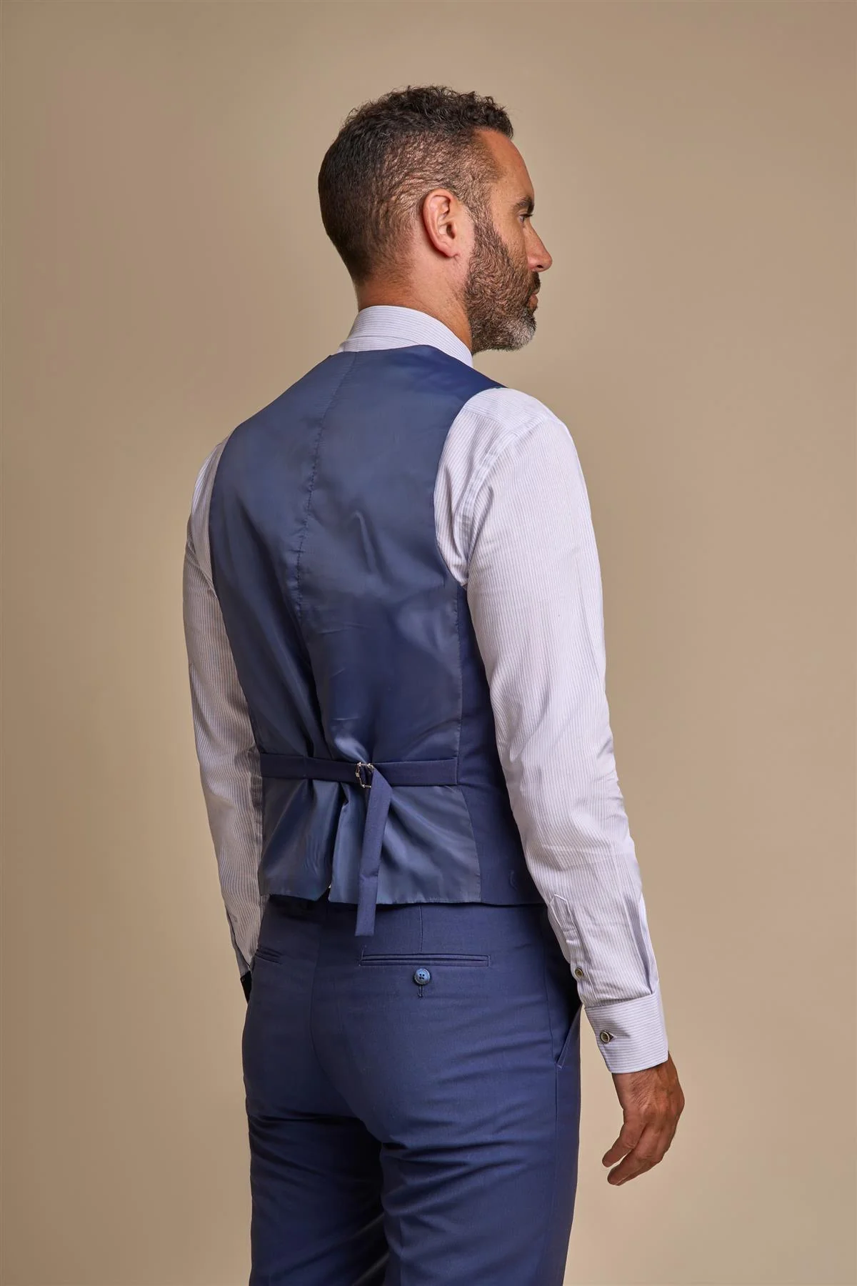 Jefferson Navy Waistcoat - Image 3