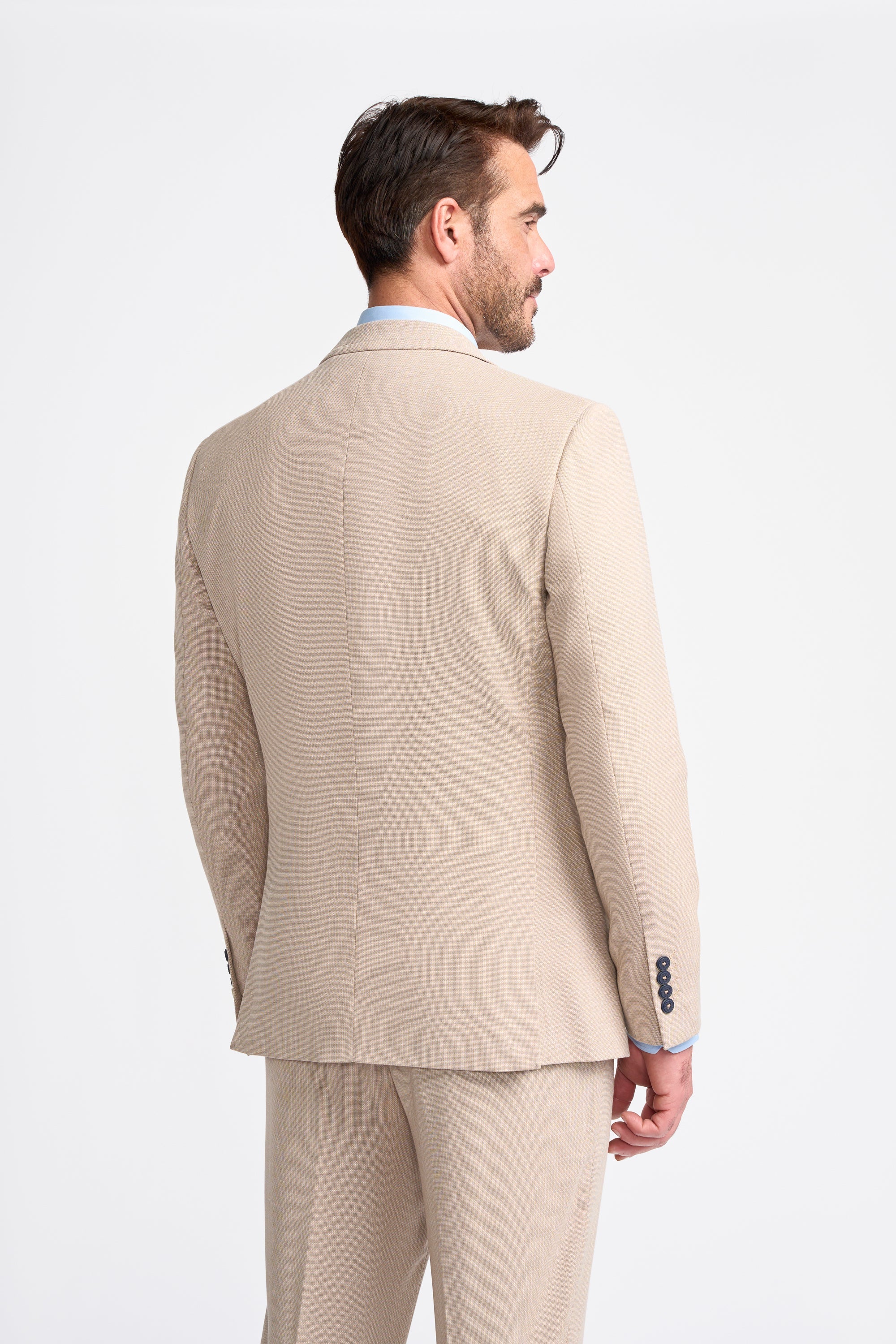 Miami Beige Three Piece Suit - Image 7
