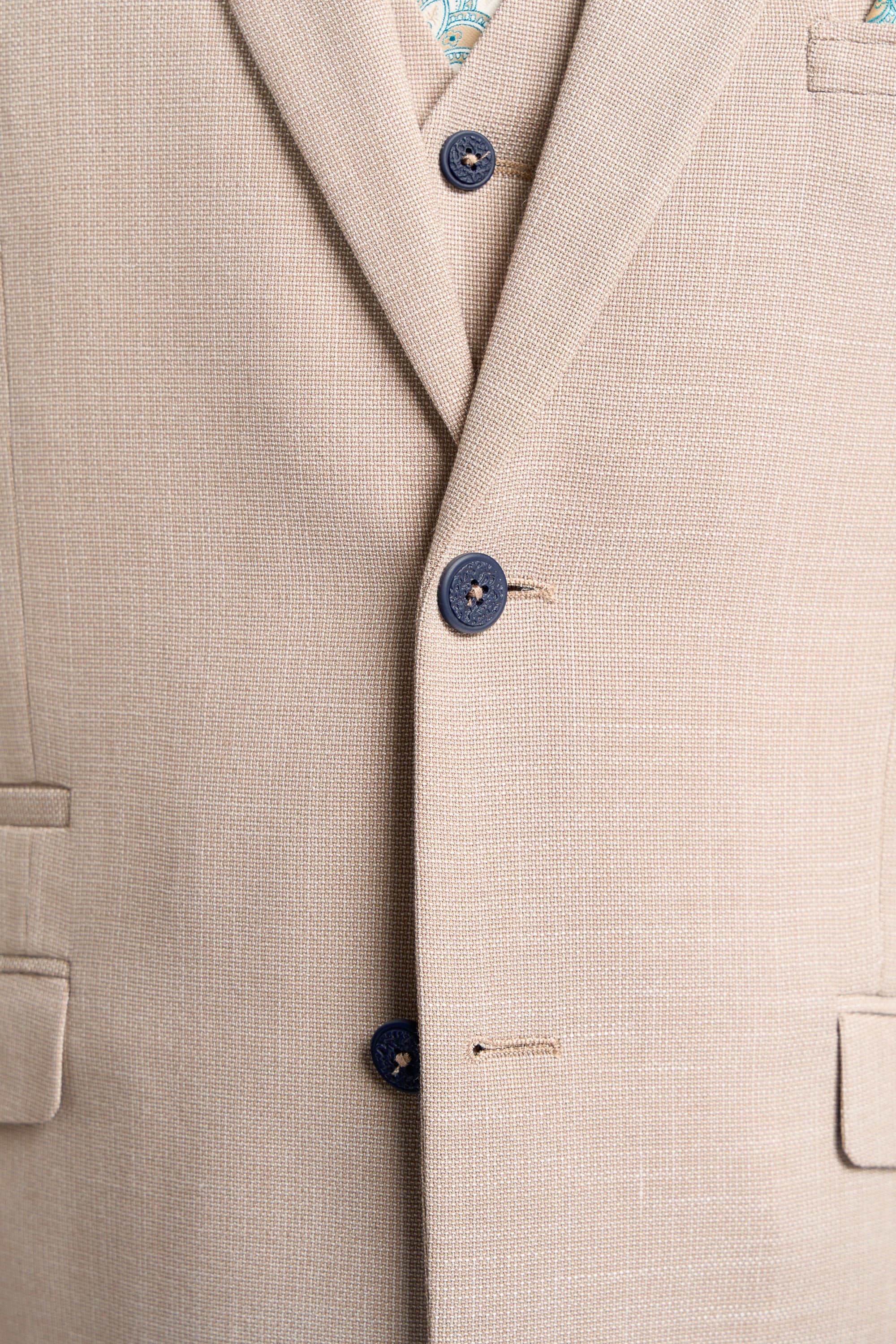 Miami Beige Three Piece Suit - Image 8