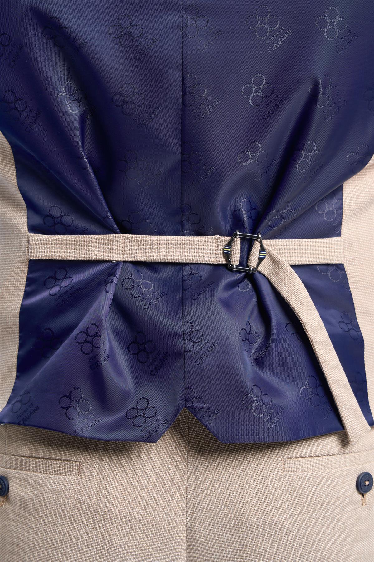 Miami Beige Waistcoat - Image 5