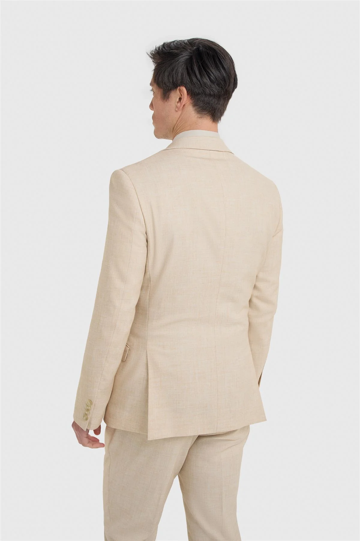 Malibu Beige Three Piece Suit - Image 3