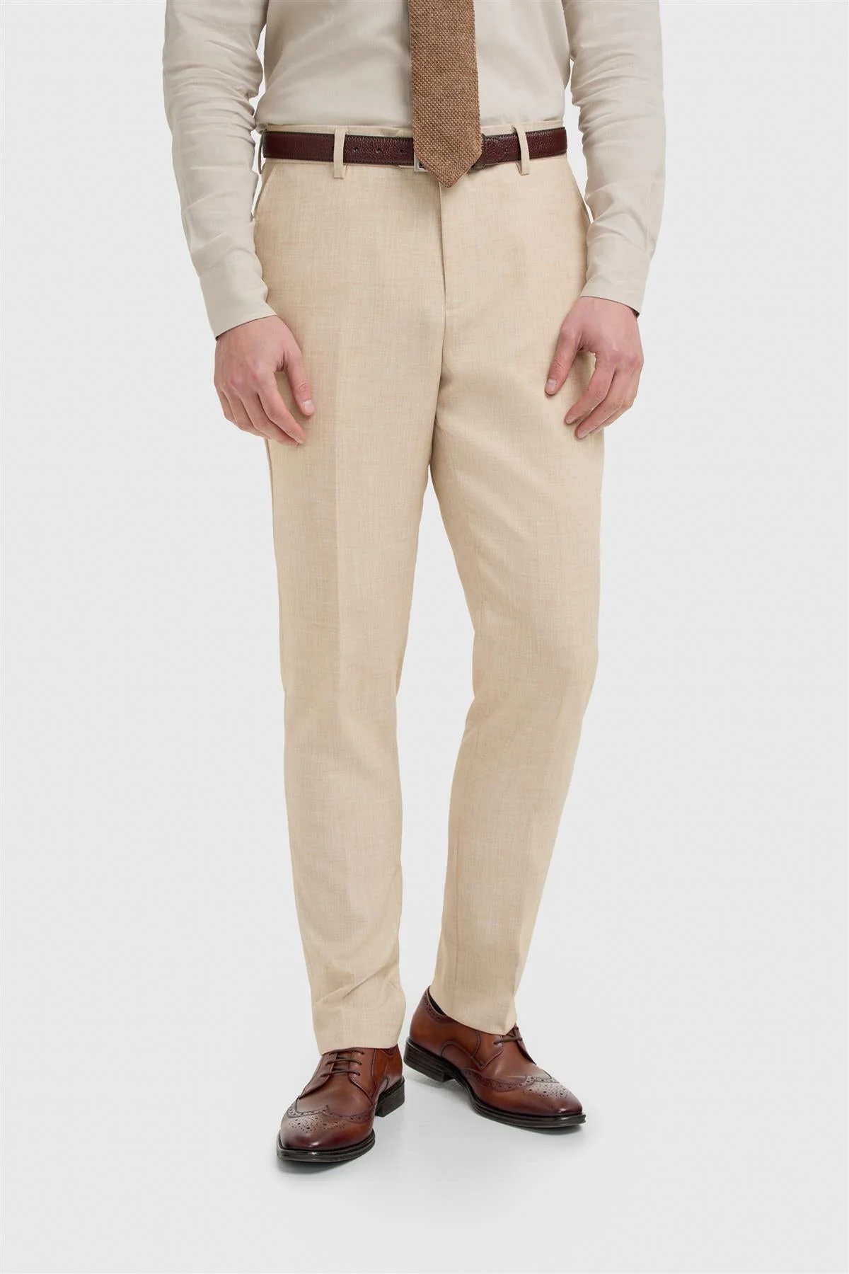 Malibu Beige Three Piece Suit - Image 5