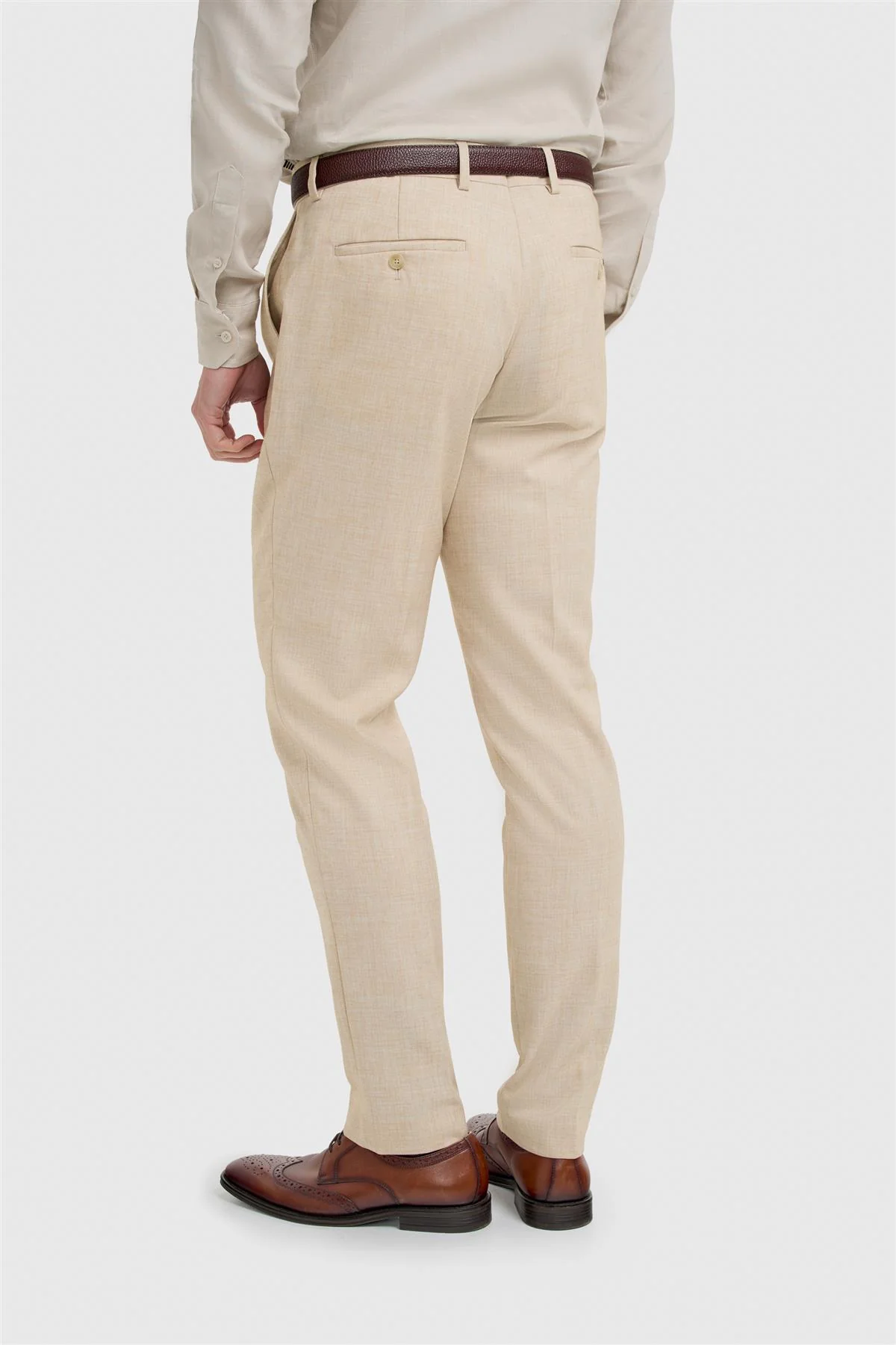 Malibu Beige Three Piece Suit - Image 6