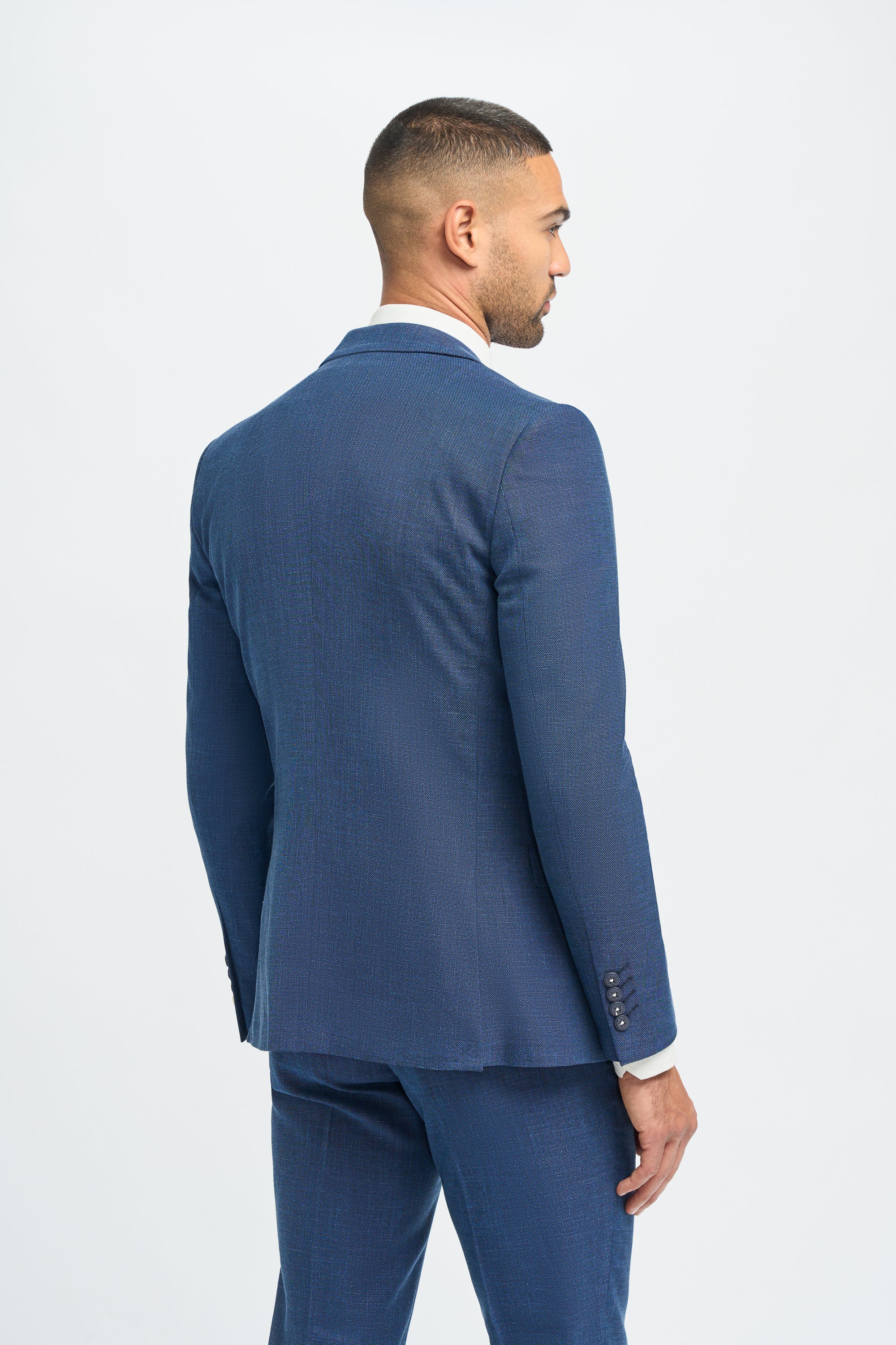 Miami Blue Slim Fit Blazer - Image 3