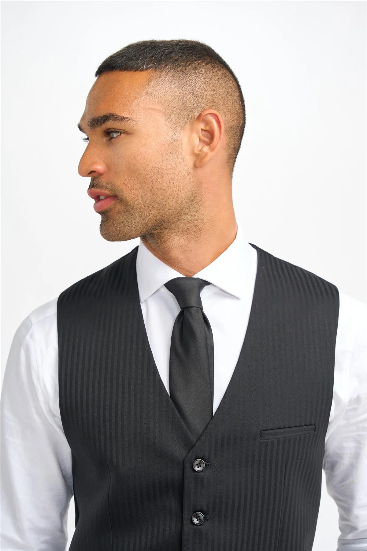 Roberto Black Waitcoat - Image 5