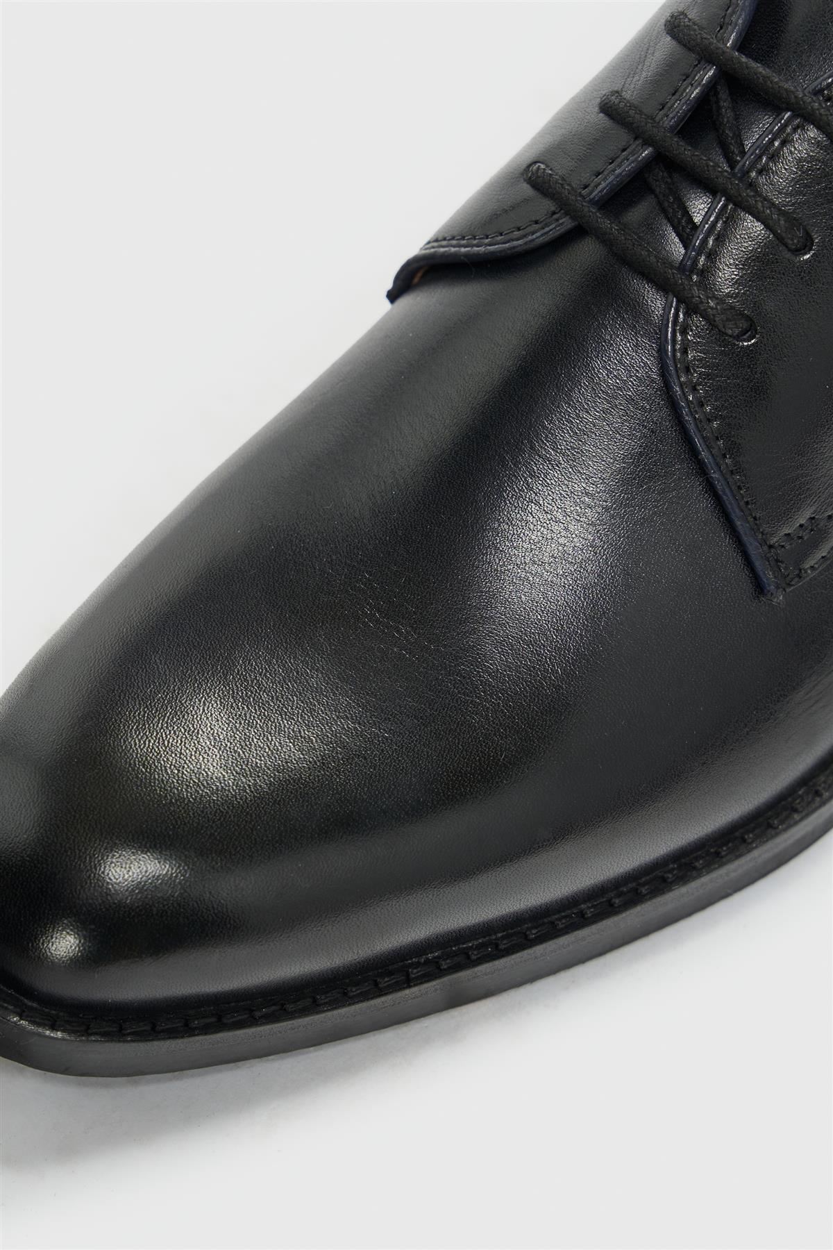 Taylor Black Leather Shoe - Image 3