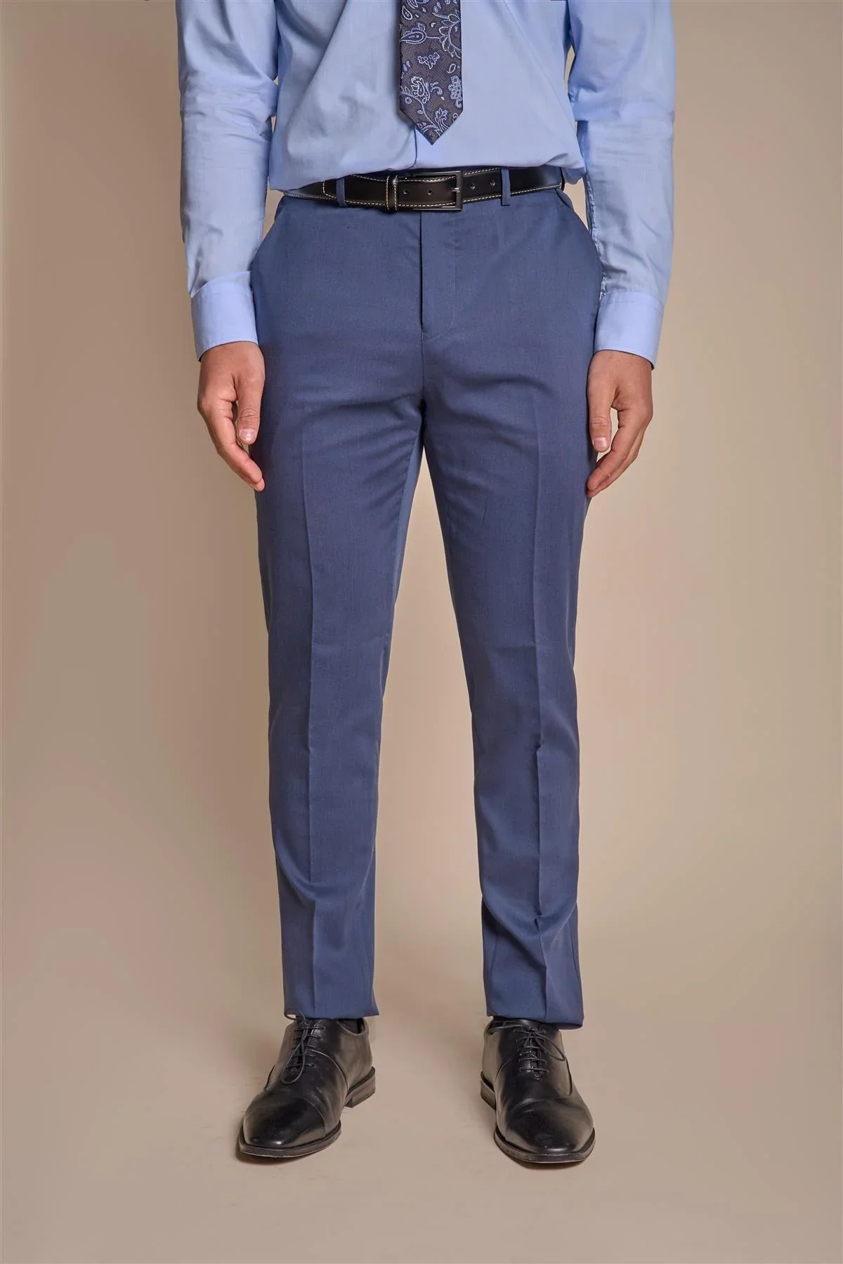 Teal Plain Three Piece Suit - Image 6