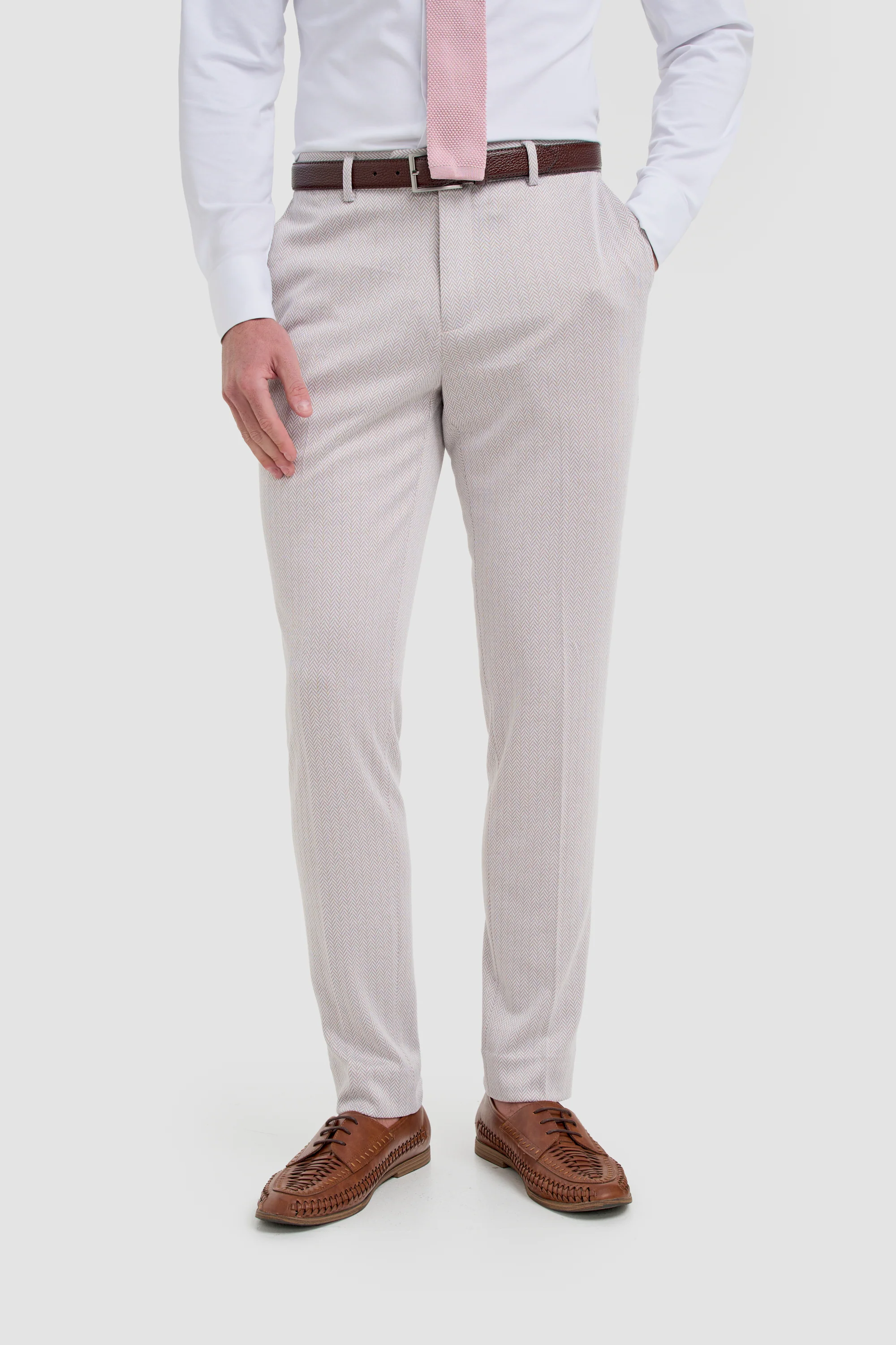 Vasco Beige Two Piece Suit - Image 4